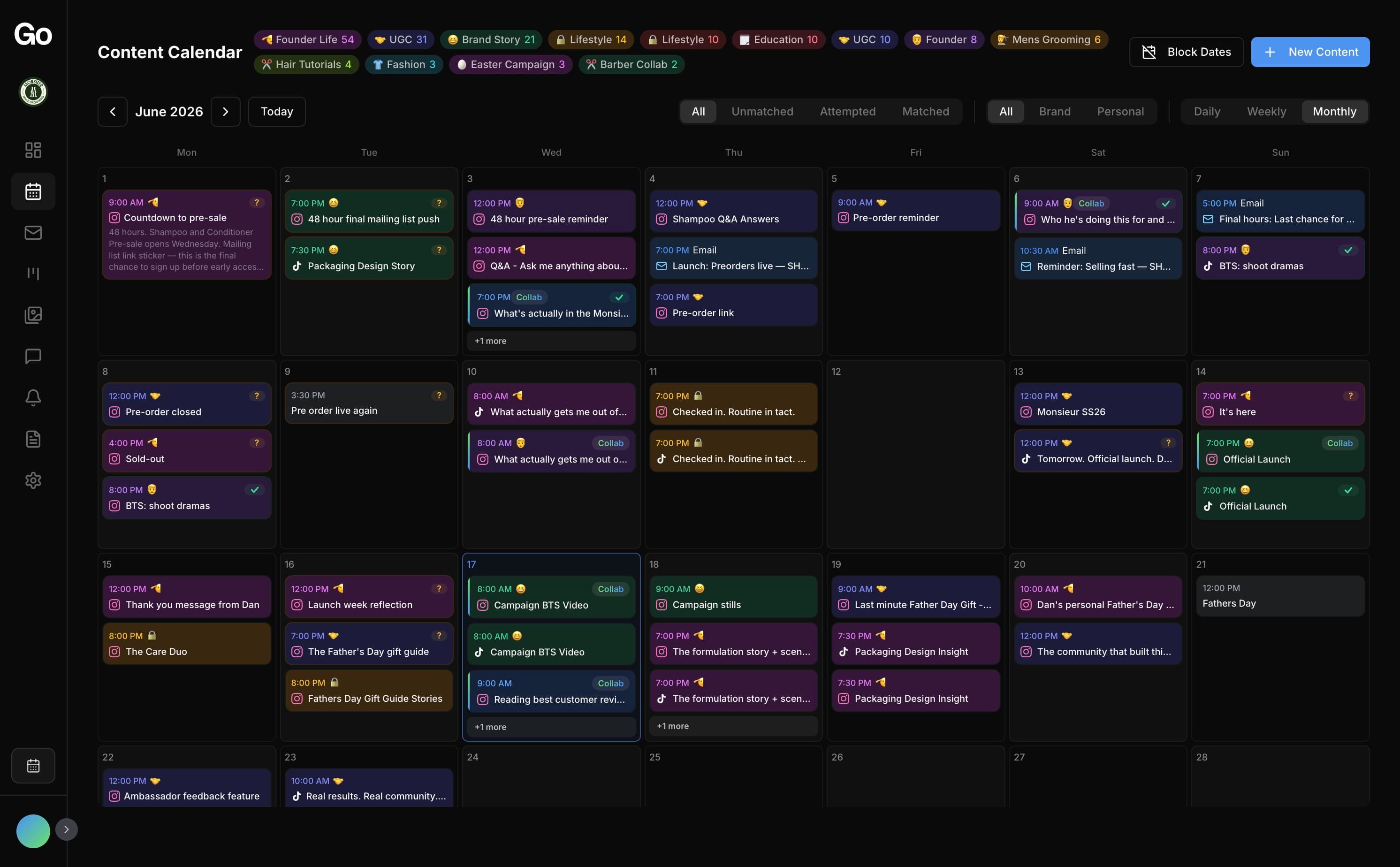 Go.hub product interface preview